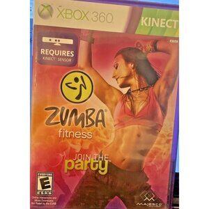 Vintage XBOX 360 Kinect Zumba Fitness Microsoft Join The Party Used